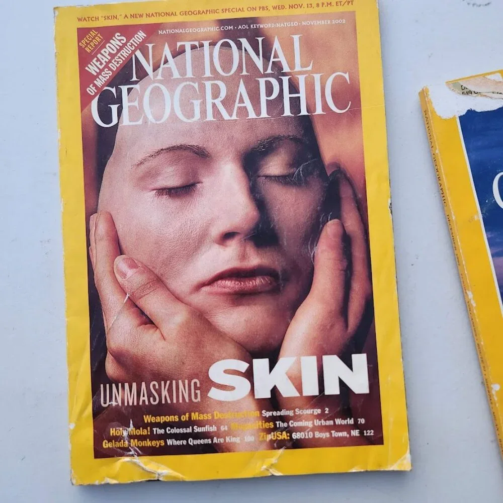 2X Vintage National Geographic Magazine Bundle Set Magazines Random 2 Magazines